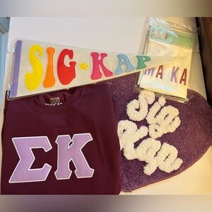 NWT sigma Kappa Sorority Swag!